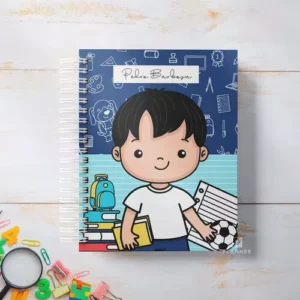 Caderno Com Nome Infantil Masculino personalizado para brindes