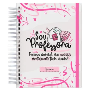 Caderno Professora Personalizado para brindes