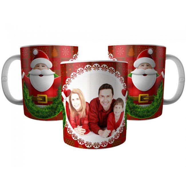 Caneca Personalizada Natal com sua Foto