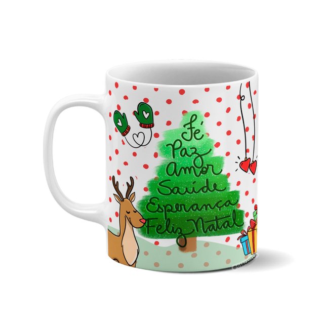 Caneca Personalizada Natal para brindes