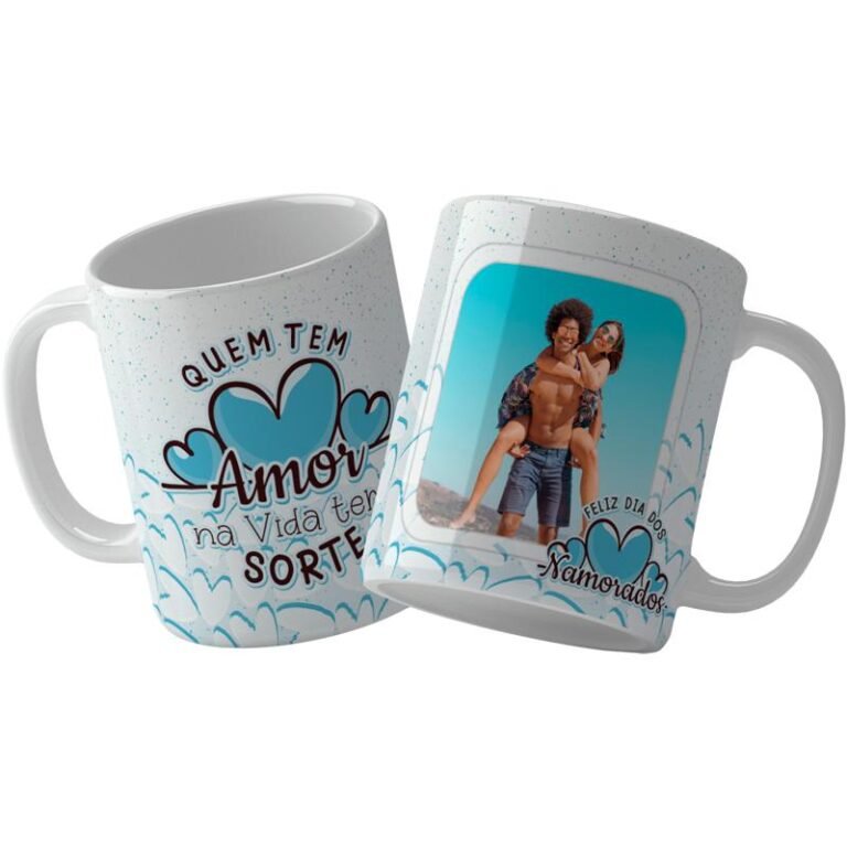 Caneca Personalizada dia dos namorados com foto