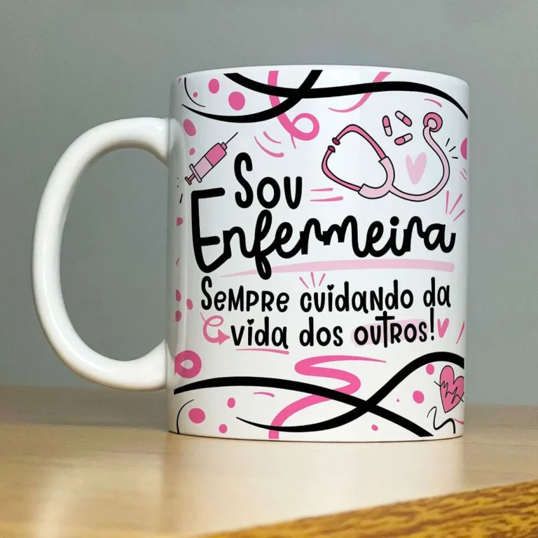 Caneca Personalizada enfermagem para brindes