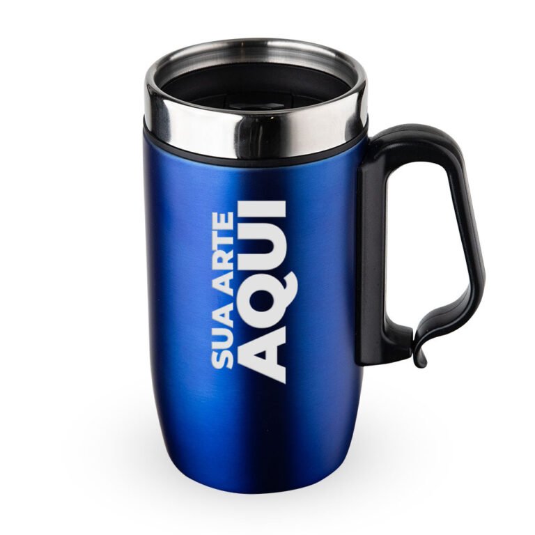 Caneca inox parede dupla personalizada 275 ml