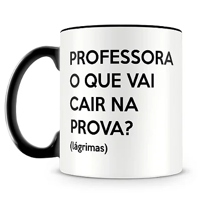 Caneca personalizada Professora frase engraçada