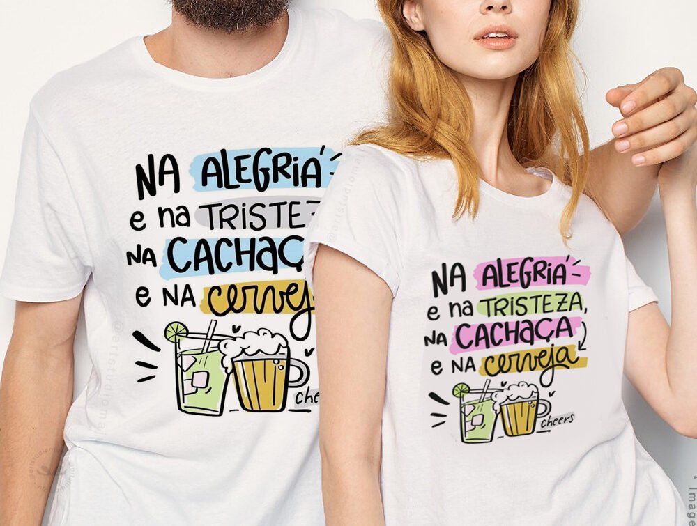 Camisa Personalizada Namorada para usar junto com namorado