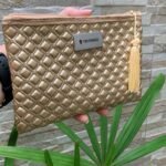 PE-7538 - NECESSAIRE SLIM FEMME - Ouro