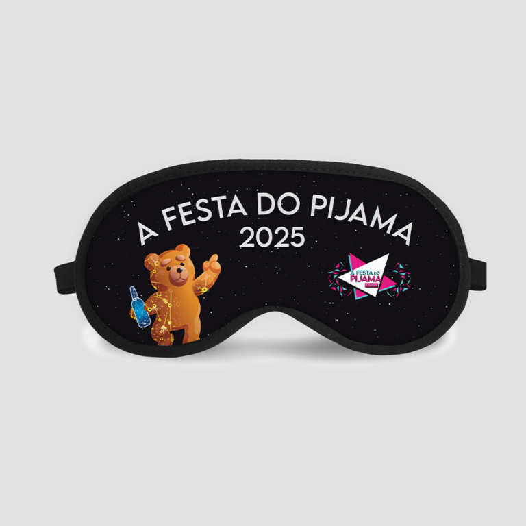 492 - Mascara de Dormir - Festa do Pijama Antonio