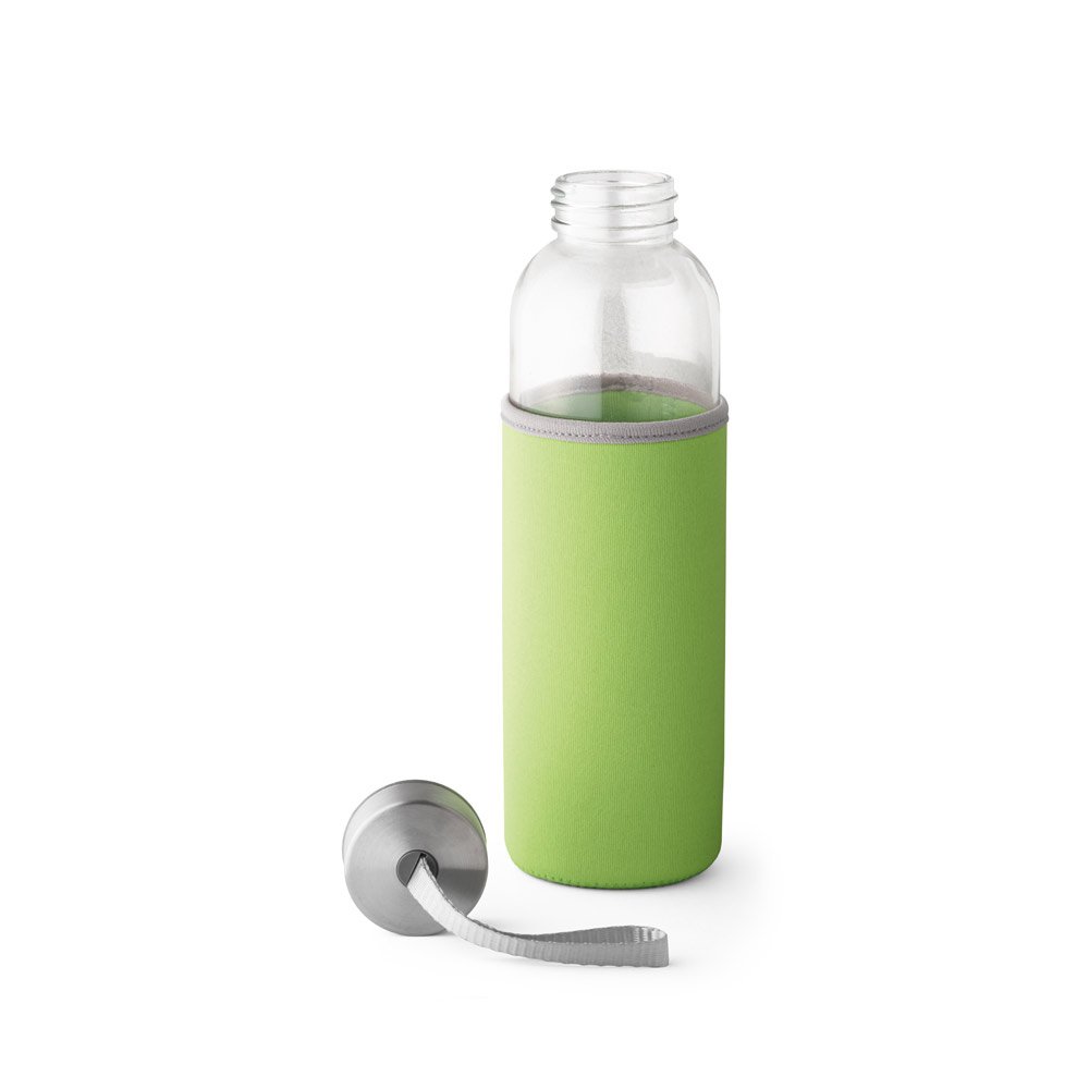 Squeeze em vidro e tampa em alumínio 520 mL verde 2