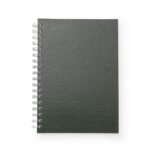 13600-CADERNO C/ CAPA DE COURO SINTÉTICO 17 X 24CM