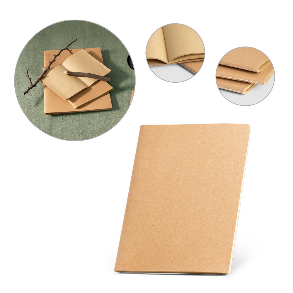 53625-ALCOTT A4 II. Caderno A4 com capa em cartão (250 g/m²)
