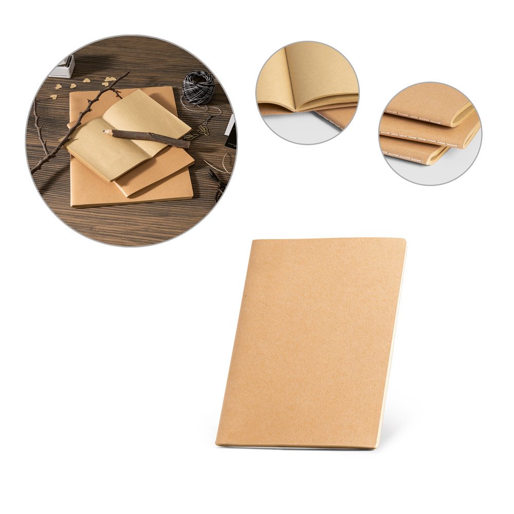 53626-ALCOTT A5 II. Caderno A5 com capa em cartão (250 g/m²)