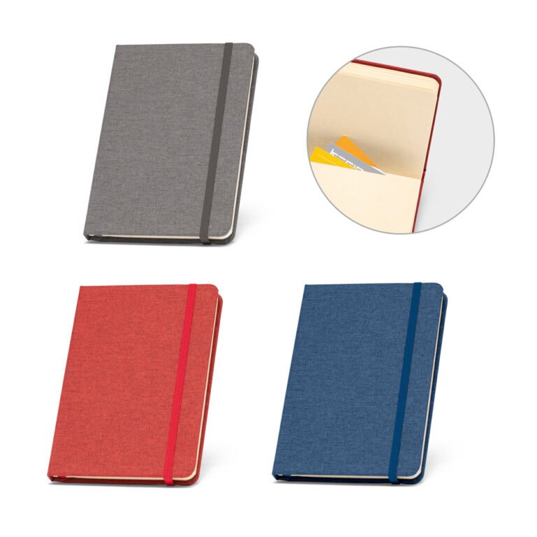 53630-BOYD II. Caderno A5 com capa dura em rPET