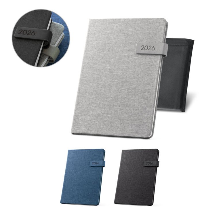 66202-ANDRESEN B5. Agenda em PET reciclado (100% rPET)