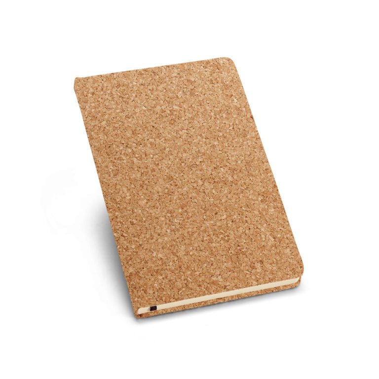93489-ALMODOVAR. Caderno A5 em cortiça com folhas lisas