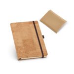 93731-PORTEL A6. Caderno A6 em cortiça com folhas lisas