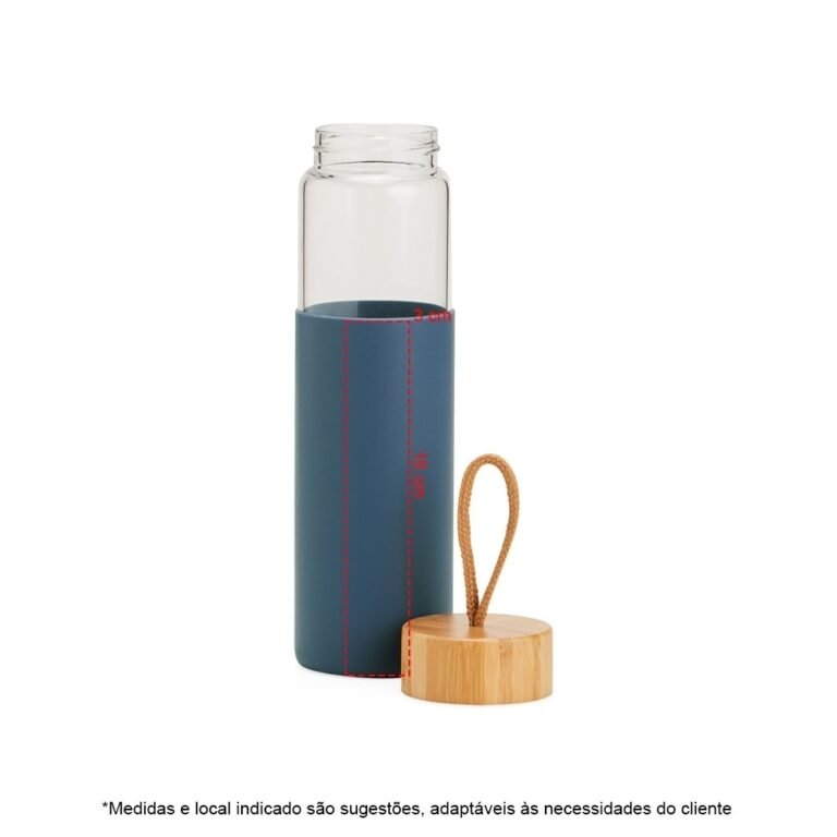 05074-GARRAFA EM VIDRO BOROSSILICATO 750ML