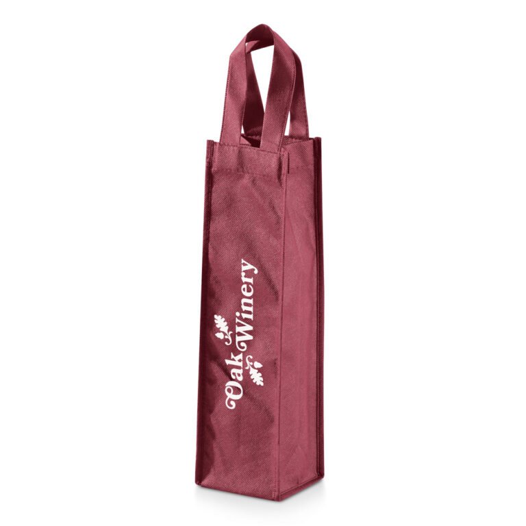 11123-11123. Sacola para 1 garrafa em non-woven (80 g/m²)