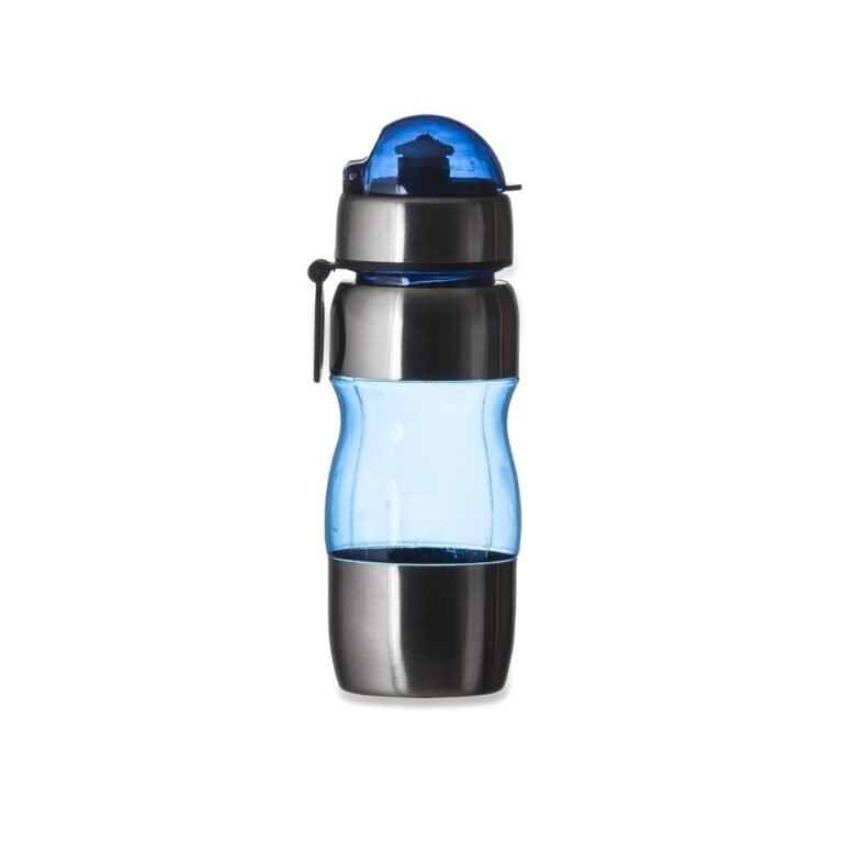 12190-SQUEEZE PLASTICO C/ METAL 450ML BICO E ALÇA