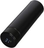 Garrafa Térmica Aço Inox Display Digital Led 450ML Parede Dupla Brinde Automotivo