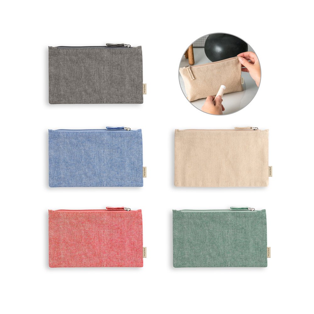 92077-MILLIE. Bolsa multifunções em 70% algodão reciclado e 30% poliéster reciclado (140 g/m²)