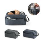 92078-REPURPOSE BAG. Bolsa de cosméticos em 600D poliéster reciclado (100% rPET)