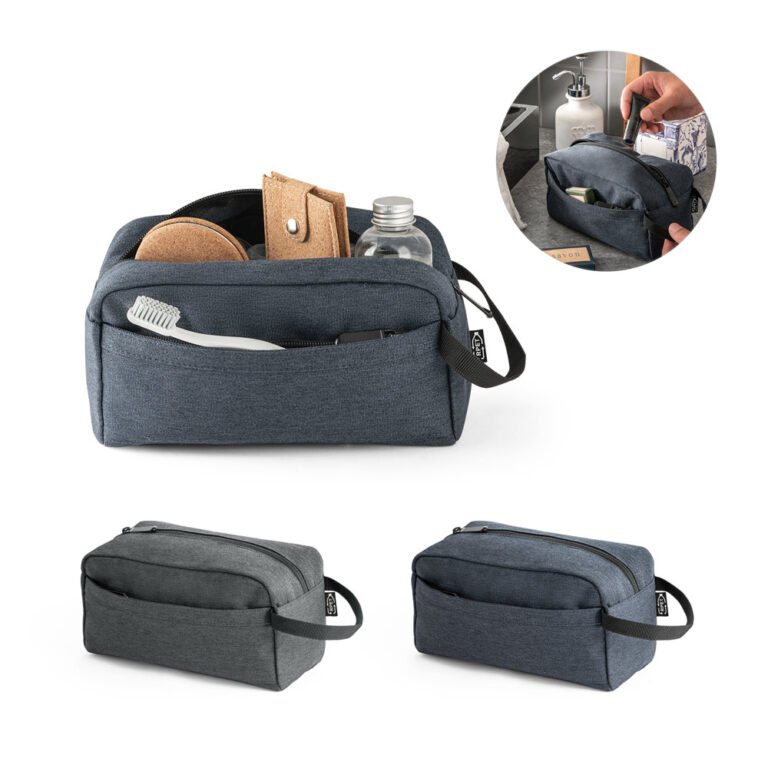 92078-REPURPOSE BAG. Bolsa de cosméticos em 600D poliéster reciclado (100% rPET)
