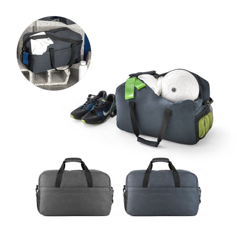 92079-REPURPOSE SPORTS. Bolsa esportiva em 600D poliéster reciclado de alta densidade (100% rPET)