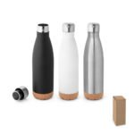 94240-SOLBERG. Squeeze térmico em aço inox e base em cortiça 560 mL