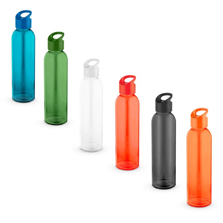 94315-PORTIS GLASS. Garrafa em vidro com tampa em PP 500 mL
