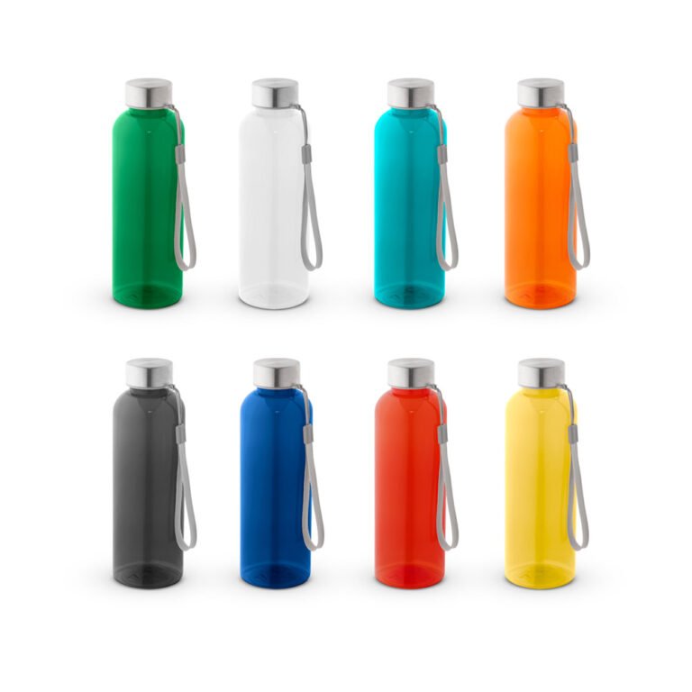 94326-ENDERS. Squeeze em rPET 100% reciclado e tampa em aço inox 580 mL