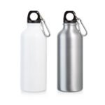 94960-LANGFORD. Squeeze em alumínio para sublimação com mosquetão 500 mL