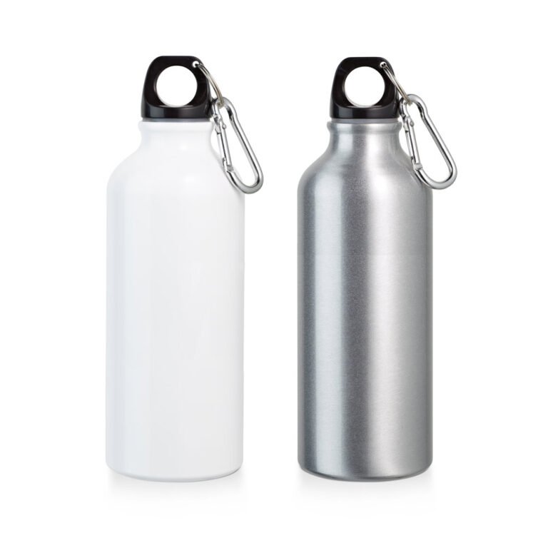 94960-LANGFORD. Squeeze em alumínio para sublimação com mosquetão 500 mL
