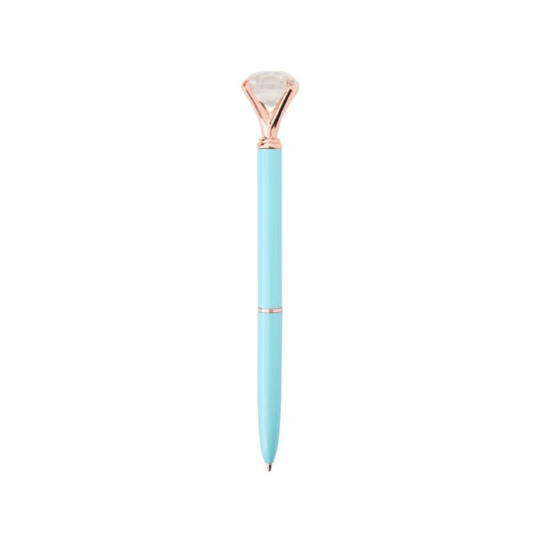 08175-CANETA METAL DIAMANTE