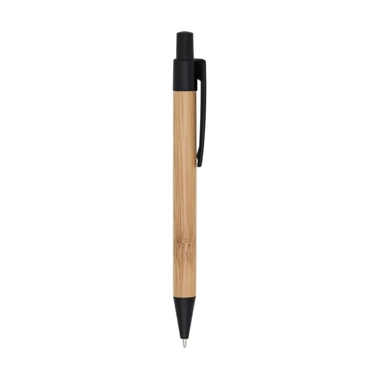 12172-CANETA BAMBU C DETALHES PLASTICOS