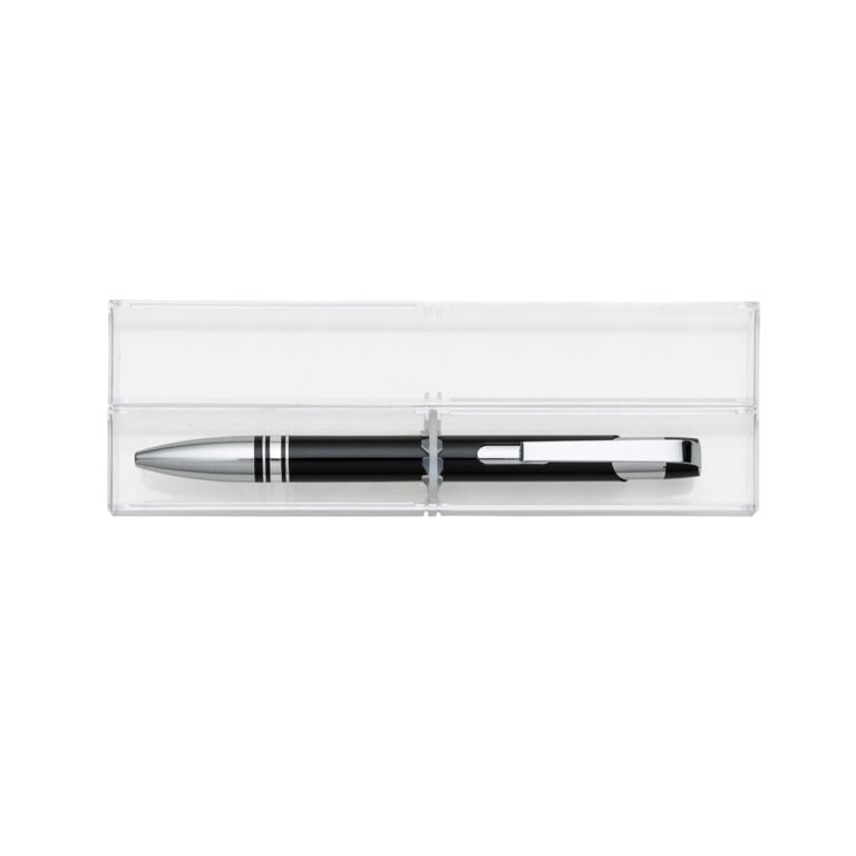 12653-CANETA SEMI - METAL C/ TUBINHO ACRILICO