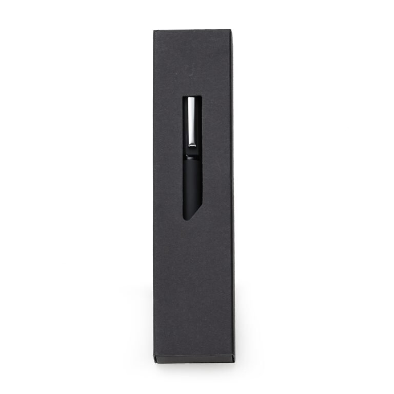 13580-CANETA METAL C/ BOX DE PAPEL