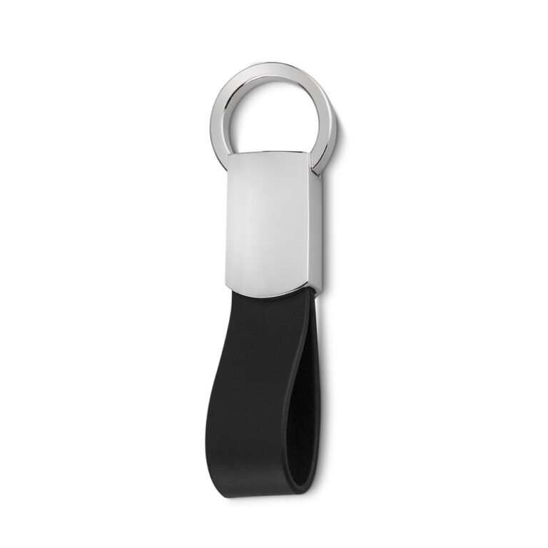 14190-CHAVEIRO METAL C/ COURO