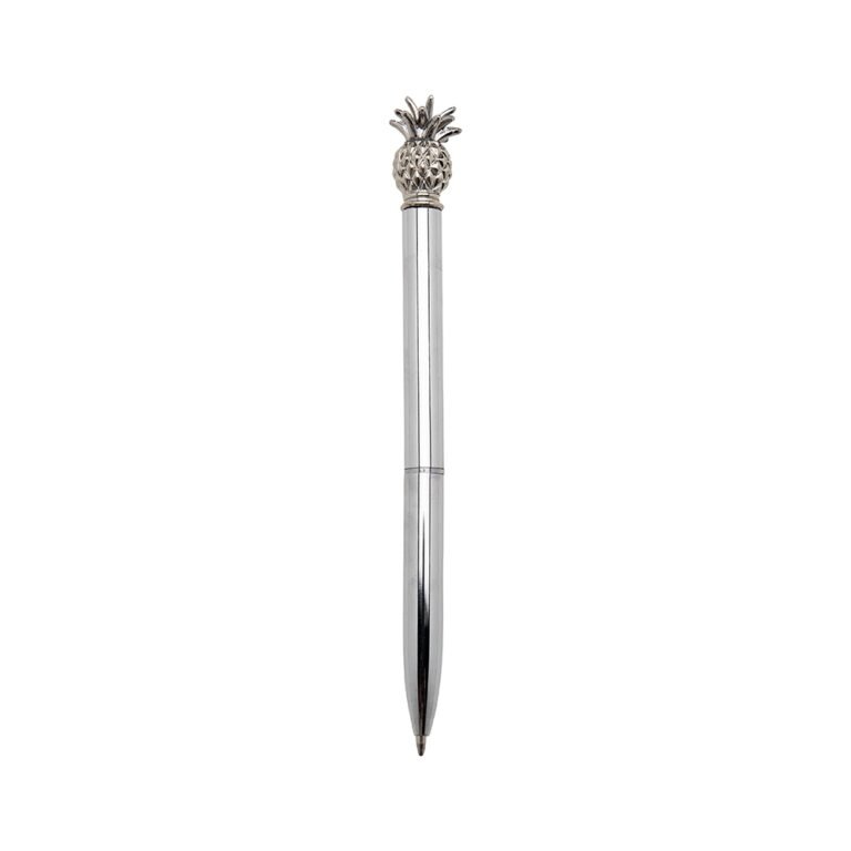 14654-CANETA METAL ABACAXI