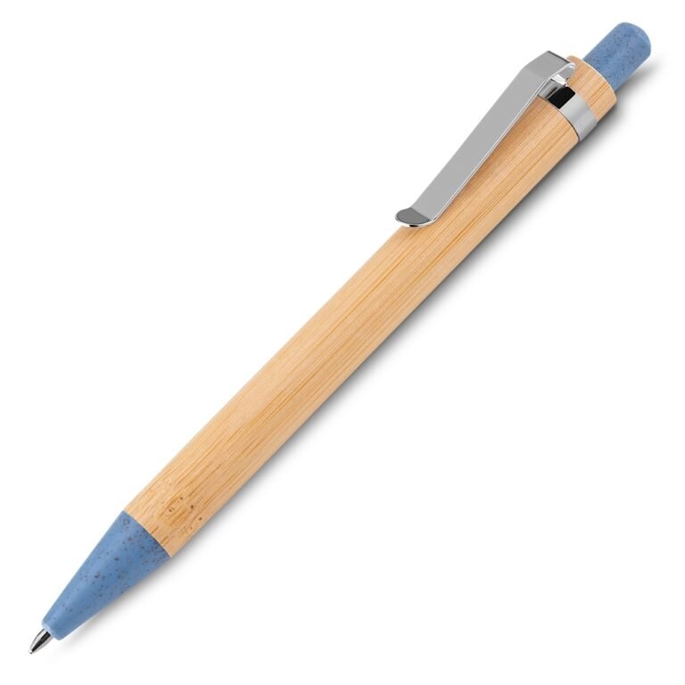 14671-CANETA BAMBU C/ ESTOJO PAPEL
