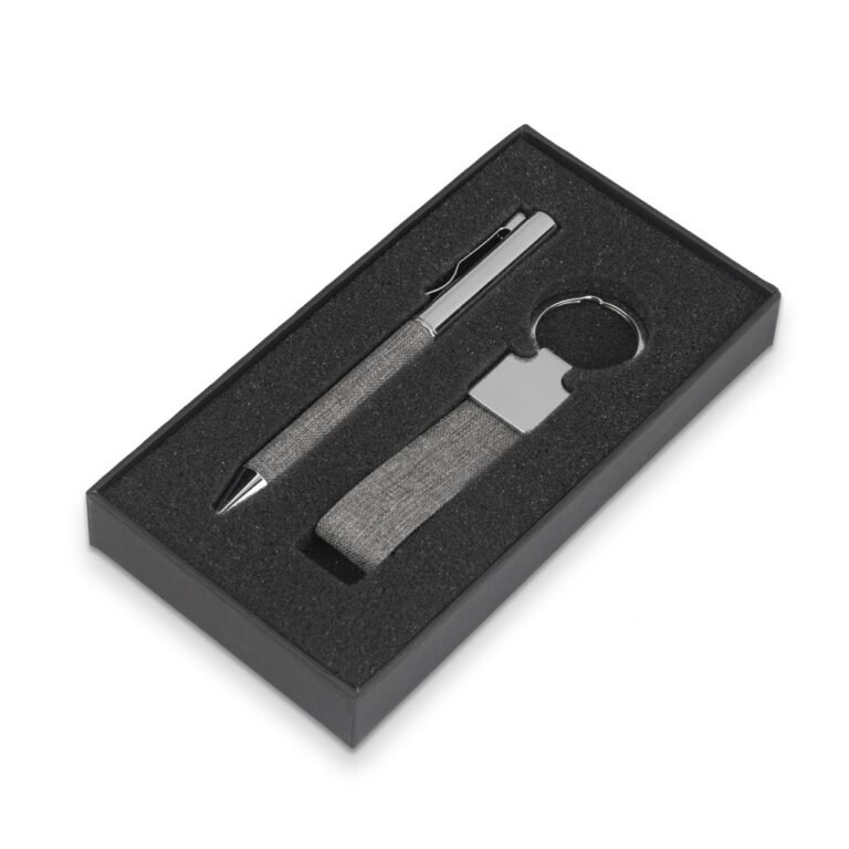 15168-KIT CANETA E CHAVEIRO RPET