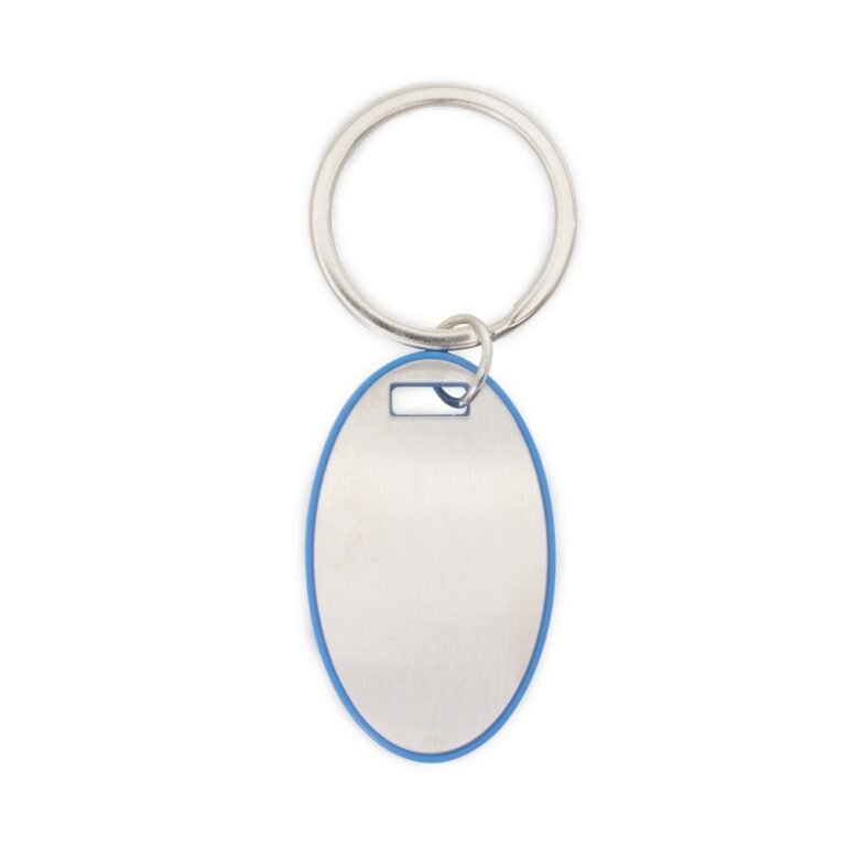18692-CHAVEIRO OVAL PLASTICO/METAL