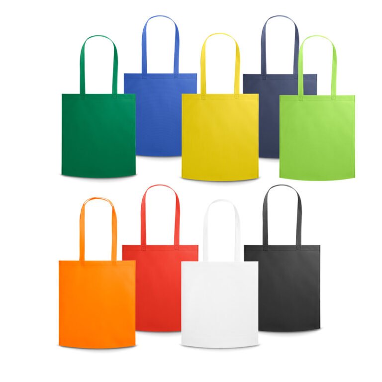 22900-SALVADOR. Sacola em non-woven (80 g/m²) termo-selado com alças