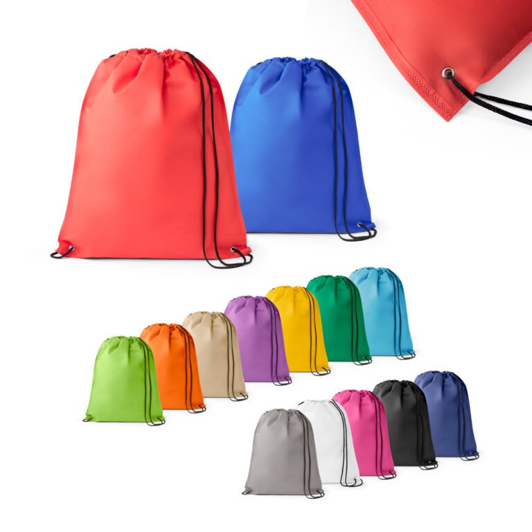 22901-GALWAY. Sacola tipo mochila em non-woven (80 g/m²) termo-selado