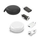 57312-NEWTON II. Kit de adaptadores USB em ABS