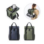 92099-ROMA L. Mochila térmica almofadada em 600D ripstop em poliéster reciclado (100% rPET) 16 L