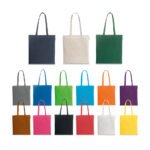 92323-MEXICO. Sacola em algodão reciclado e poliéster reciclado sem tingimento (140 g/m²)