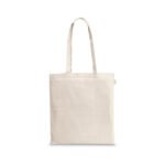 92370-BEJA. Sacola em 100% algodão reciclado (180 g/m²)