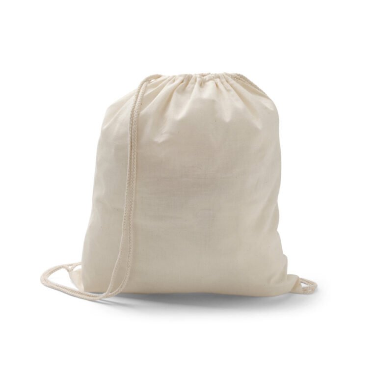 92456-HANOVER. Sacola tipo mochila 100% algodão (100 g/m²)