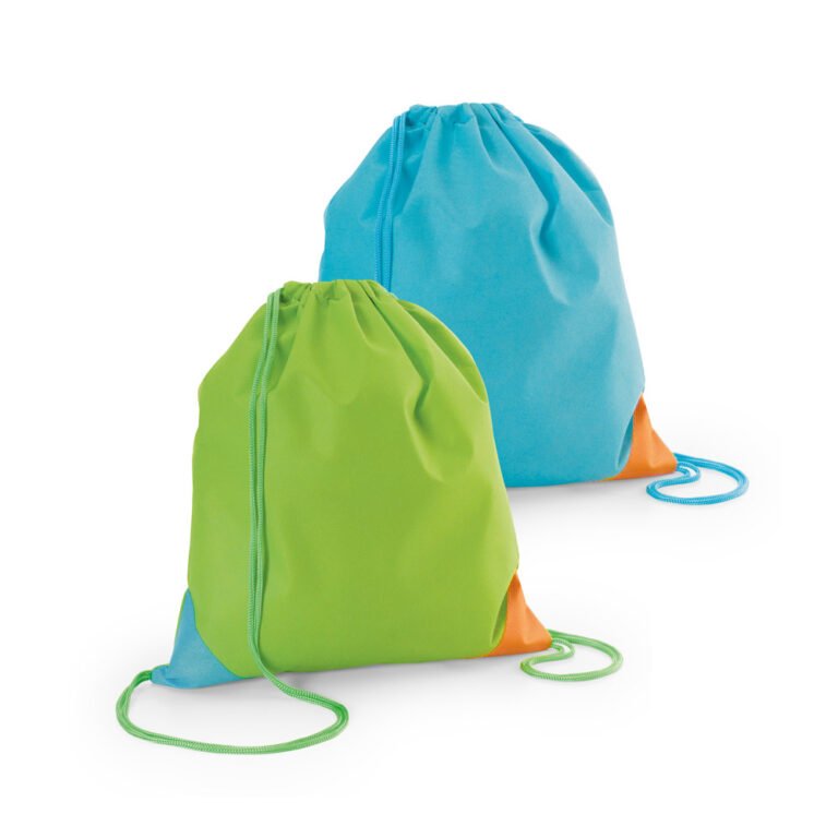 92617-BISSAYA. Sacola tipo mochila em non-woven (80 g/m²)