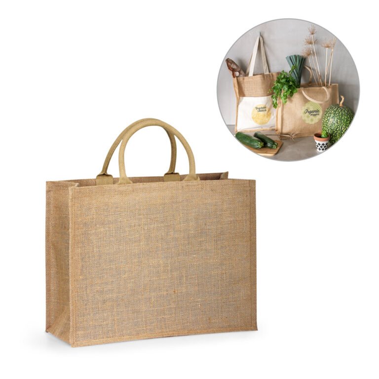 92827-SHANTI. Sacola em juta (360 g/m²)